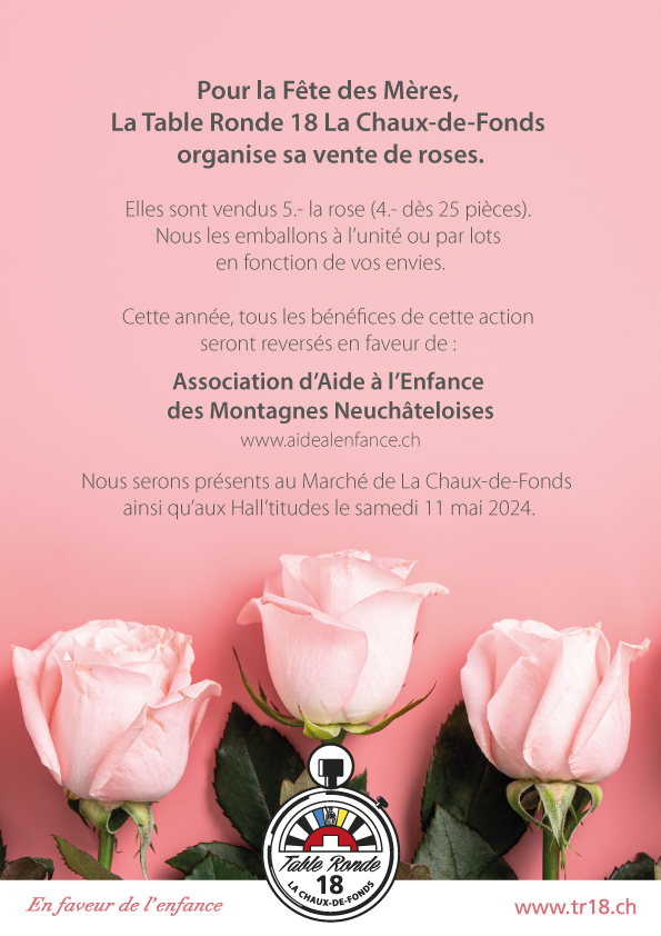 Vente des Roses 2024